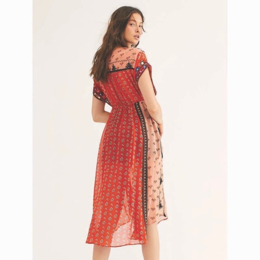 Free People Smiling Sun Maxi Dress Size Medium - Picture 11 of 12